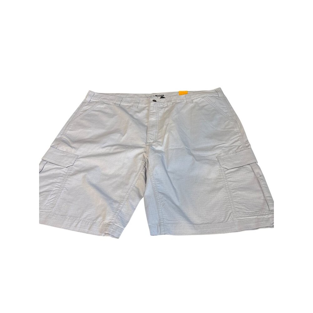 Carhartt Force NWT Relaxed Fit Ripstop Cargo Shorts Mens Size 48 Light Gray Dura